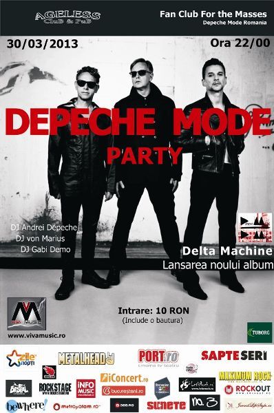 Depeche Mode party in Bucuresti
